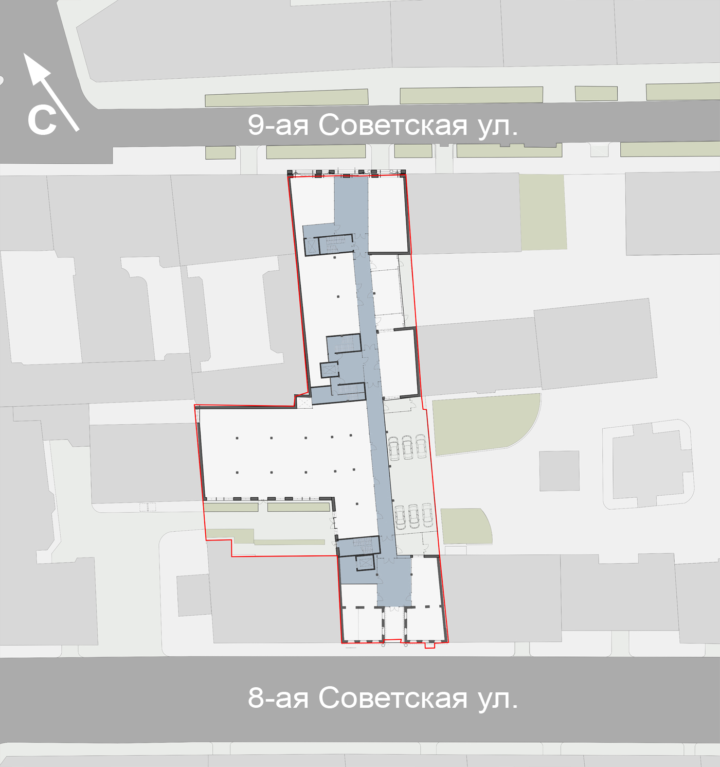 Архитектурная Мастерская Мамошина — Многоквартирный жилой дом со  встроенными помещениями