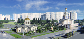 Храмовый комплекс на намывных территориях Васильевского о-ва