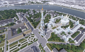 Колокольня Смольного монастыря по замыслу Ф.Б. Растрелли